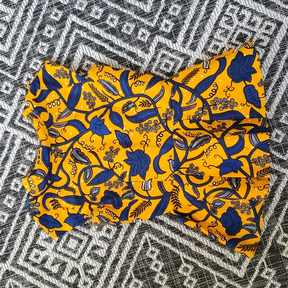 Handmade African Peplum Top